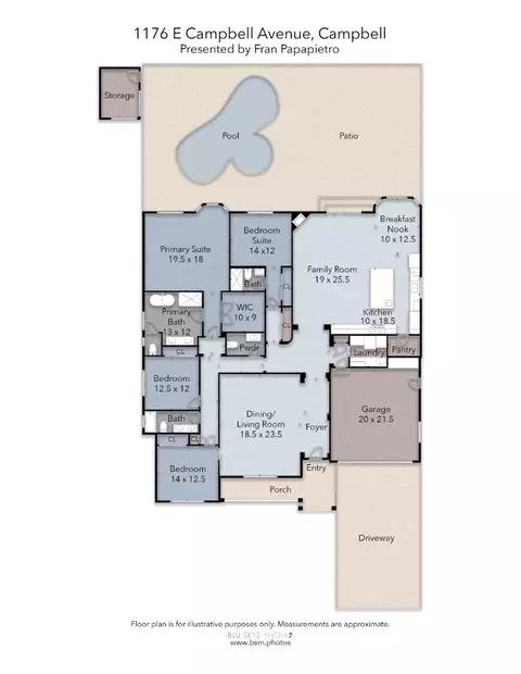 Floorplan - 1176 E Campbell Ave, Campbell, CA 95008 photo 1 of 1