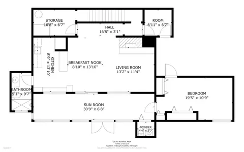 Floorplan - 7051 Mesa Dr, Aptos, CA 95003 photo 1 of 4