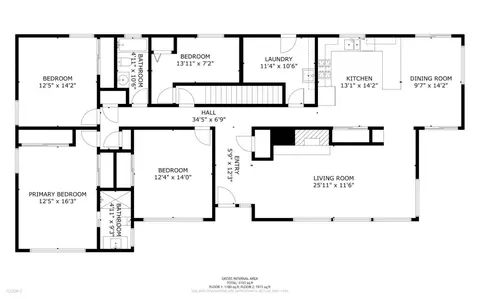 Floorplan - 7051 Mesa Dr, Aptos, CA 95003 photo 2 of 4