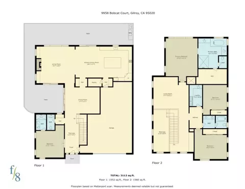Floorplan - 9958 Bobcat Ct, Gilroy, CA 95020 photo 1 of 1