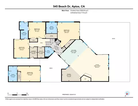 Floorplan - 545 Beach Dr, Aptos, CA 95003 photo 2 of 2