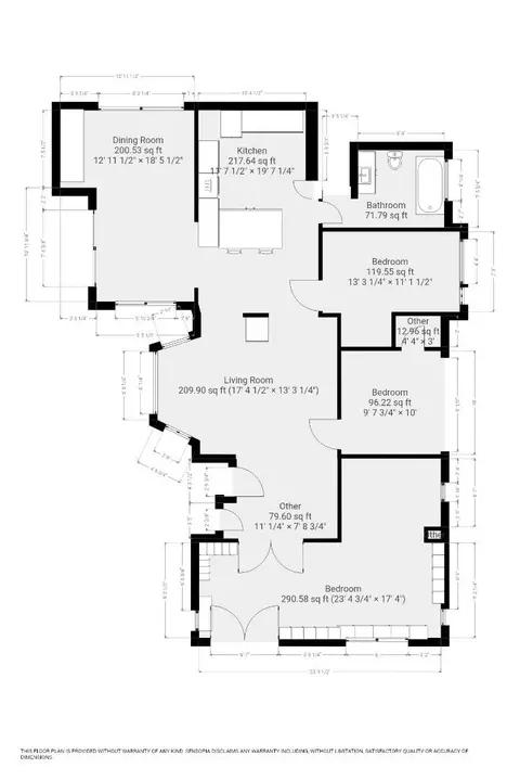 Floorplan - 1003 Laurel Gln, Soquel, CA 95073 photo 1 of 4