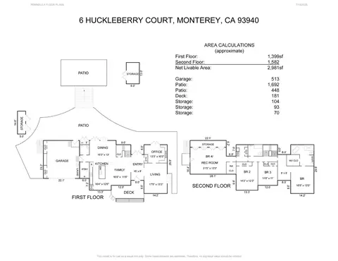 Floorplan - 6 Huckleberry Ct, Monterey, CA 93940 photo 1 of 1