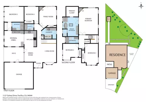 Floorplan - 1127 Galvez Dr, Pacifica, CA 94044 photo 5 of 5