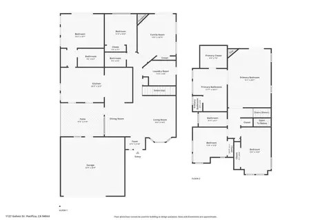 Floorplan - 1127 Galvez Dr, Pacifica, CA 94044 photo 3 of 5