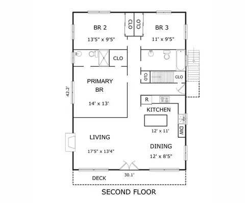 Floorplan - 1714 Luxton St, Seaside, CA 93955 photo 1 of 2