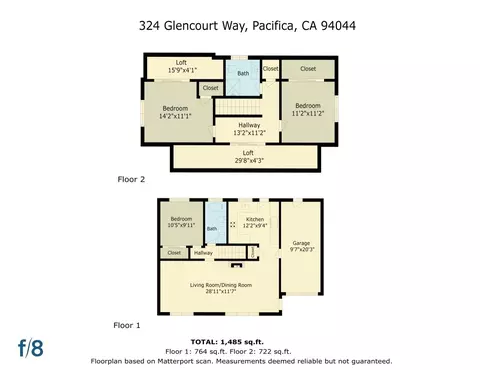 Floorplan - 324 Glencourt Way, Pacifica, CA 94044 photo 3 of 3