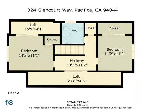 Floorplan - 324 Glencourt Way, Pacifica, CA 94044 photo 2 of 3