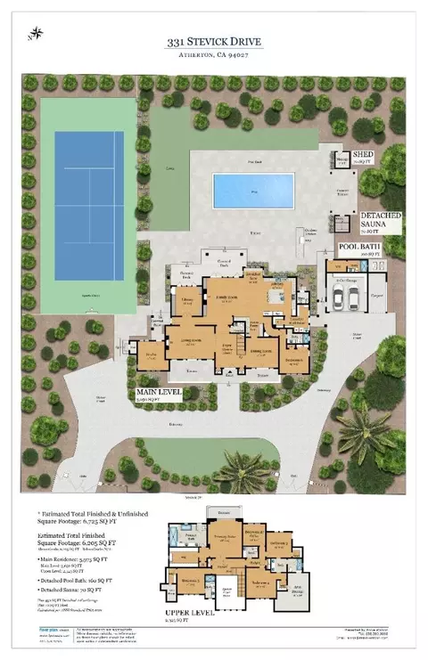 Floorplan - 331 Stevick Dr, Atherton, CA 94027 photo 1 of 3