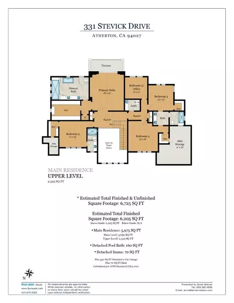 Floorplan - 331 Stevick Dr, Atherton, CA 94027 photo 2 of 3