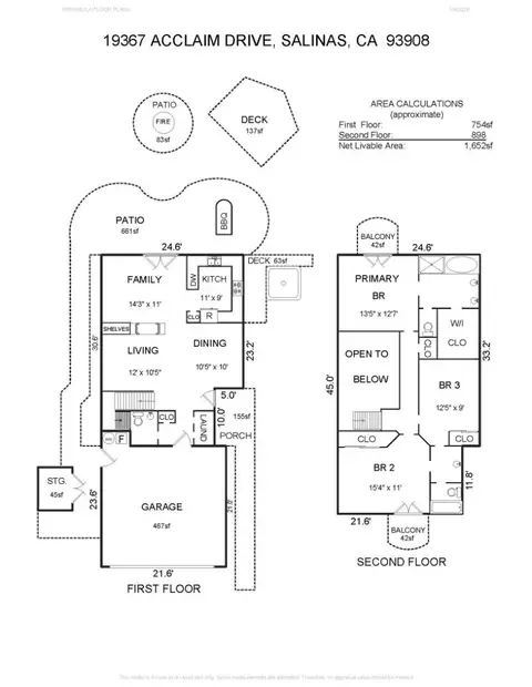 Floorplan - 19367 Acclaim Dr, Salinas, CA 93908 photo 1 of 1