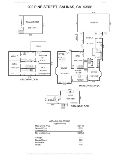 Floorplan - 202 Pine St, Salinas, CA 93901 photo 1 of 1