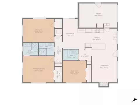 Floorplan - 1116 Glenwood Dr, Millbrae, CA 94030 photo 1 of 4