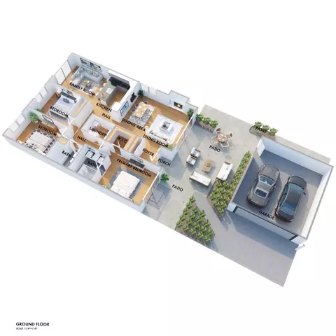 Floorplan - 2007 Eucalyptus Ct, Santa Clara, CA 95050 photo 1 of 4