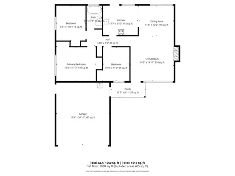 Floorplan - 824 Arguello Blvd, Pacifica, CA 94044 photo 1 of 1