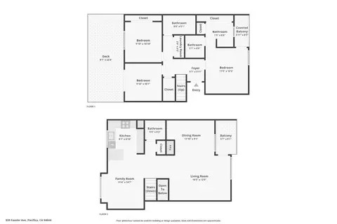 Floorplan - 939 Fassler Ave, Pacifica, CA 94044 photo 3 of 3