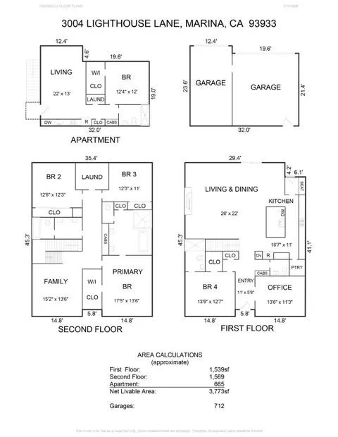 Floorplan - 3004 Lighthouse Ln, Marina, CA 93933 photo 1 of 1
