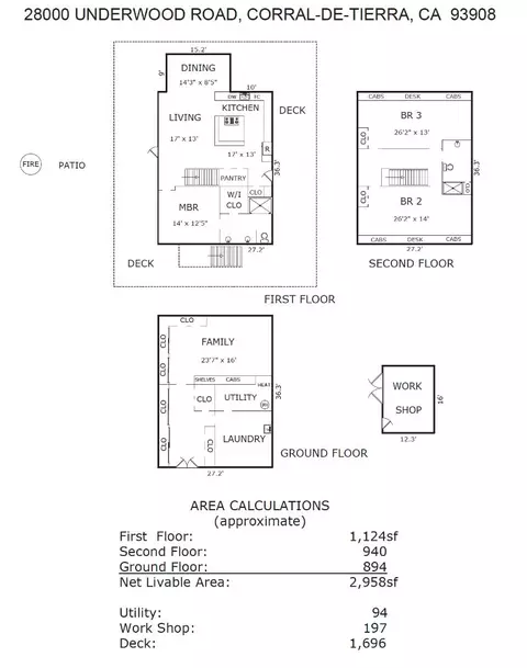 Floorplan - 28000 Underwood Rd, Salinas, CA 93908 photo 1 of 1
