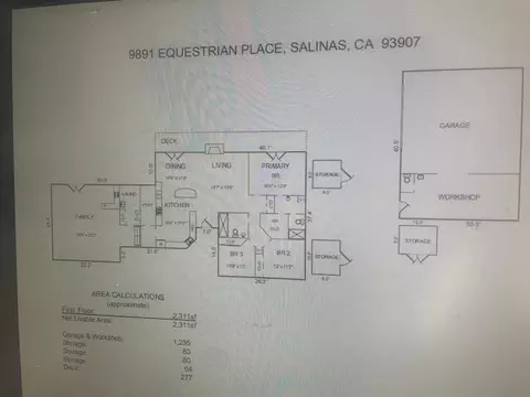 Floorplan - 9891 Equestrian Pl, Salinas, CA 93907 photo 1 of 1