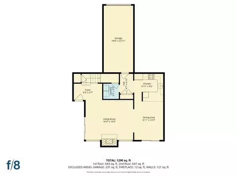 Floorplan - 137 Union Ave A, Campbell, CA 95008 photo 1 of 3