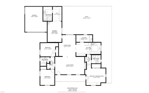 Floorplan - 329 Stuart Ave, Pacific Grove, CA 93950 photo 1 of 1
