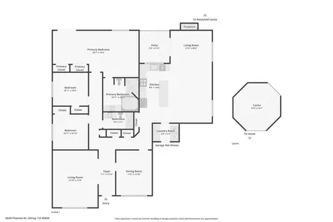Floorplan - 6620 Thames Dr, Gilroy, CA 95020 photo 1 of 1