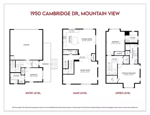 Floorplan - 1950 Cambridge Dr, Mountain View, CA 94043 photo 1 of 1