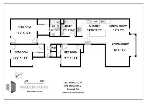 Floorplan - 275 9th St 3, Oakland, CA 94607 photo 1 of 1