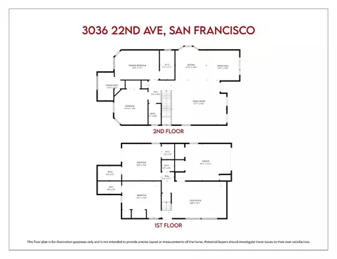 Floorplan - 3036 22nd Ave, San Francisco, CA 94132 photo 1 of 1