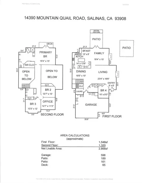 Floorplan - 14390 Mountain Quail Rd, Salinas, CA 93908 photo 1 of 1
