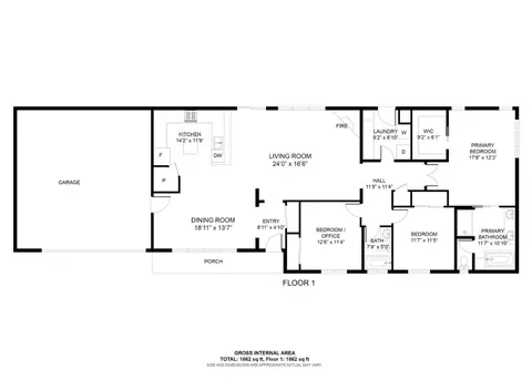 Floorplan - 344 Hames Rd, Corralitos, CA 95076 photo 1 of 1