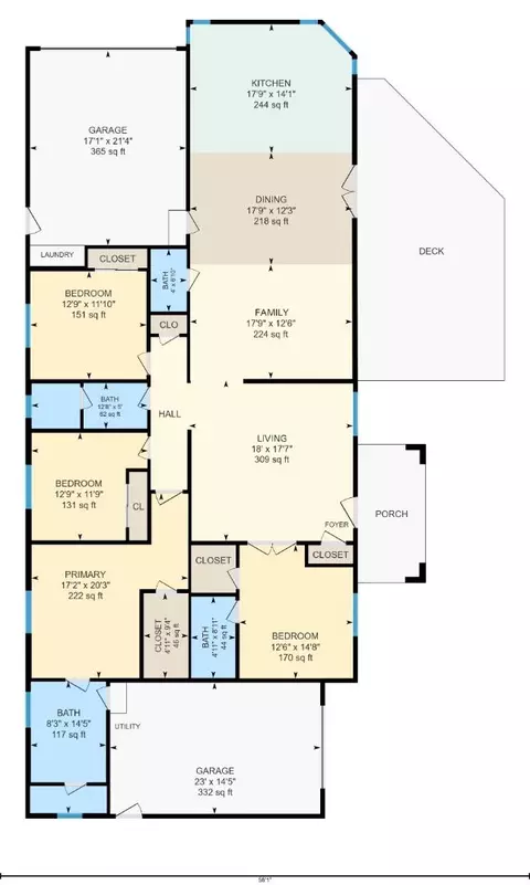 Floorplan - 605 N Bayview Ave, Sunnyvale, CA 94085 photo 1 of 1