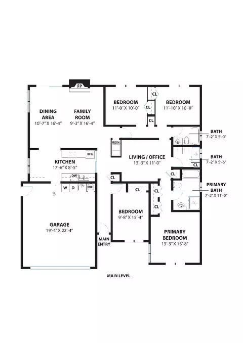 Floorplan - 1545 Alison Ave, Mountain View, CA 94040 photo 1 of 1