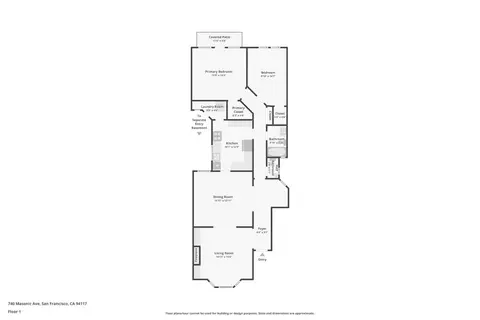 Floorplan - 740 Masonic Ave, San Francisco, CA 94117 photo 1 of 2