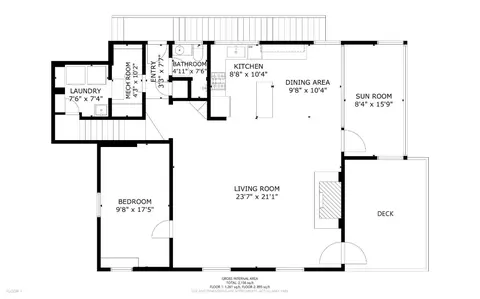 Floorplan - 533 Riverview Dr, Capitola, CA 95010 photo 2 of 2