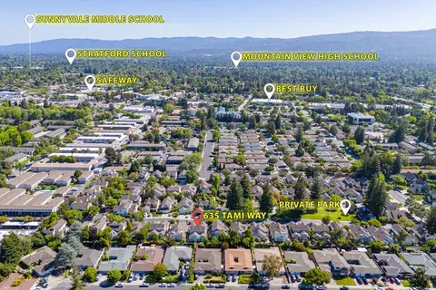 View/Area - 635 Tami Way, Mountain View, CA 94041 photo 10 of 11