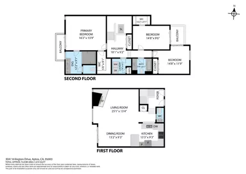 Floorplan - 3047 Arlington Dr, Aptos, CA 95003 photo 2 of 2