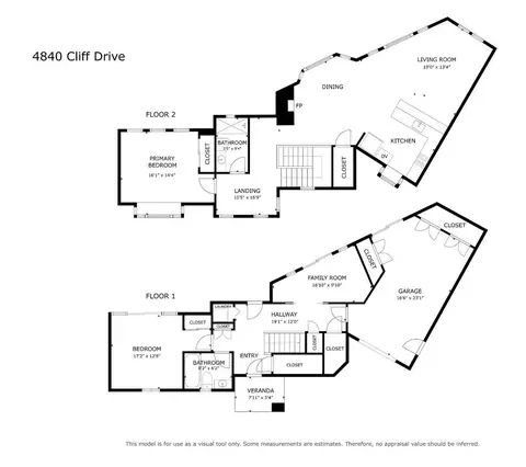 Floorplan - 4840 Cliff Dr, Capitola, CA 95010 photo 1 of 1