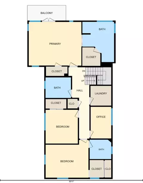 Floorplan - 2226 Blake St, Berkeley, CA 94704 photo 2 of 3