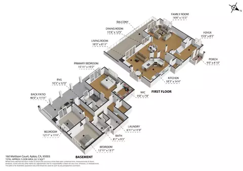Floorplan - 160 Mattison Ct, Aptos, CA 95003 photo 1 of 2
