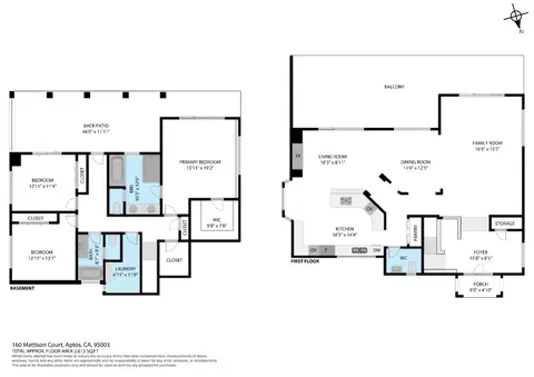 Floorplan - 160 Mattison Ct, Aptos, CA 95003 photo 2 of 2