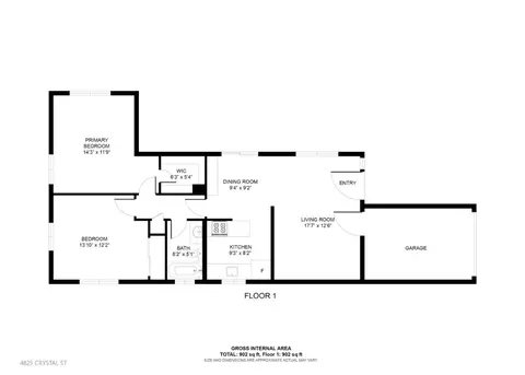 Floorplan - 4855 Crystal St, Capitola, CA 95010 photo 2 of 2