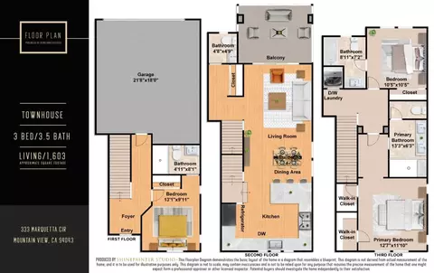 Floorplan - 333 Marquetta Cir, Mountain View, CA 94043 photo 1 of 1