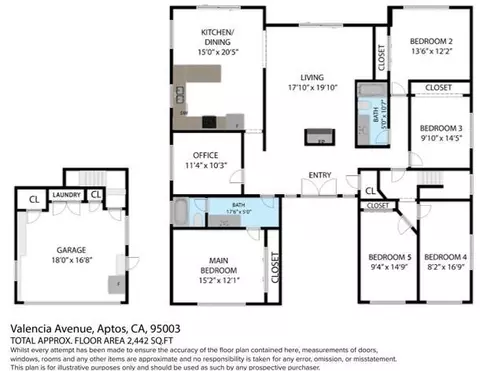 Floorplan - 2769 Valencia Rd, Aptos, CA 95003 photo 1 of 1
