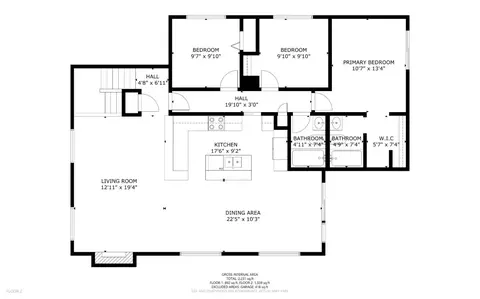 Floorplan - 1352 Oddstad Blvd, Pacifica, CA 94044 photo 1 of 2