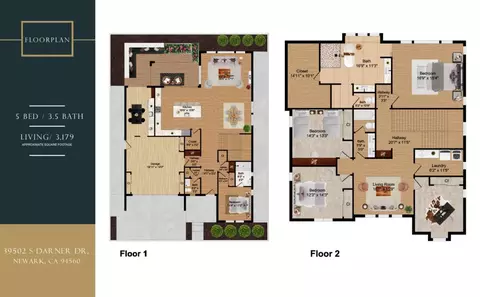 Floorplan - 39502 Darner Dr, Newark, CA 94560 photo 1 of 1