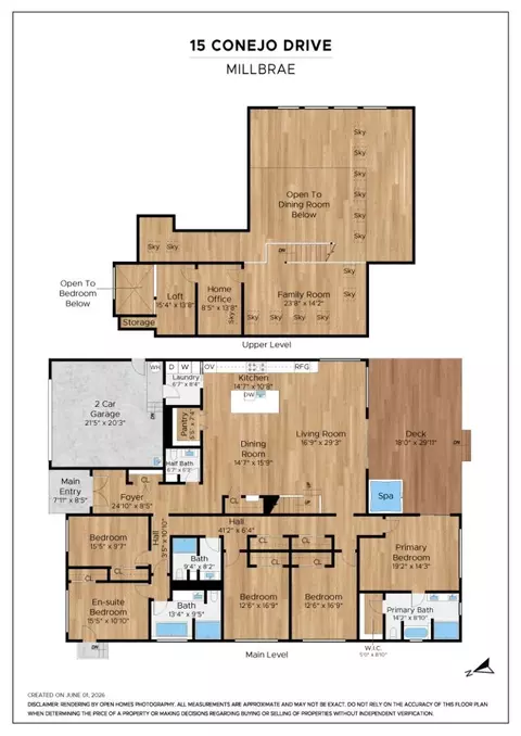 Floorplan - 15 Conejo Dr, Millbrae, CA 94030 photo 1 of 1