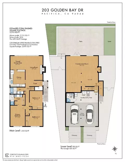Floorplan - 203 Golden Bay Dr, Pacifica, CA 94044 photo 1 of 1