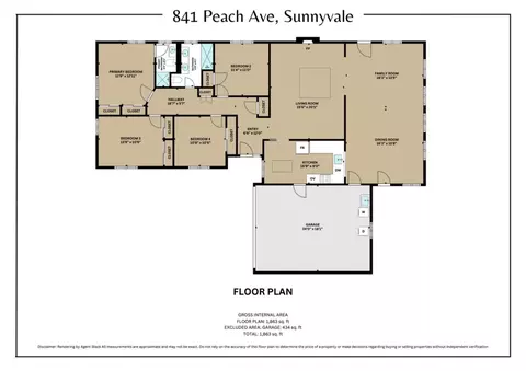 Floorplan - 841 Peach Ave, Sunnyvale, CA 94087 photo 1 of 1