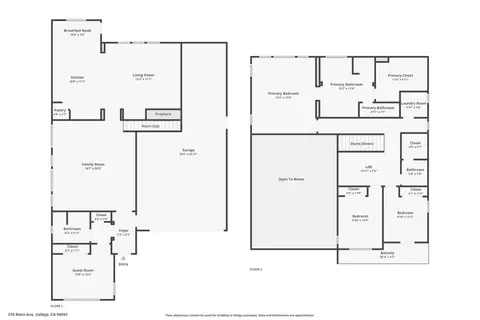 Floorplan - 370 Klein Ave, Vallejo, CA 94592 photo 1 of 3